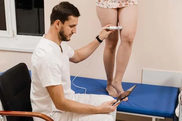 Kapalı varis tedavisinde bacak damarının ultrason eşliğinde değerlendirildiği klinik ortam